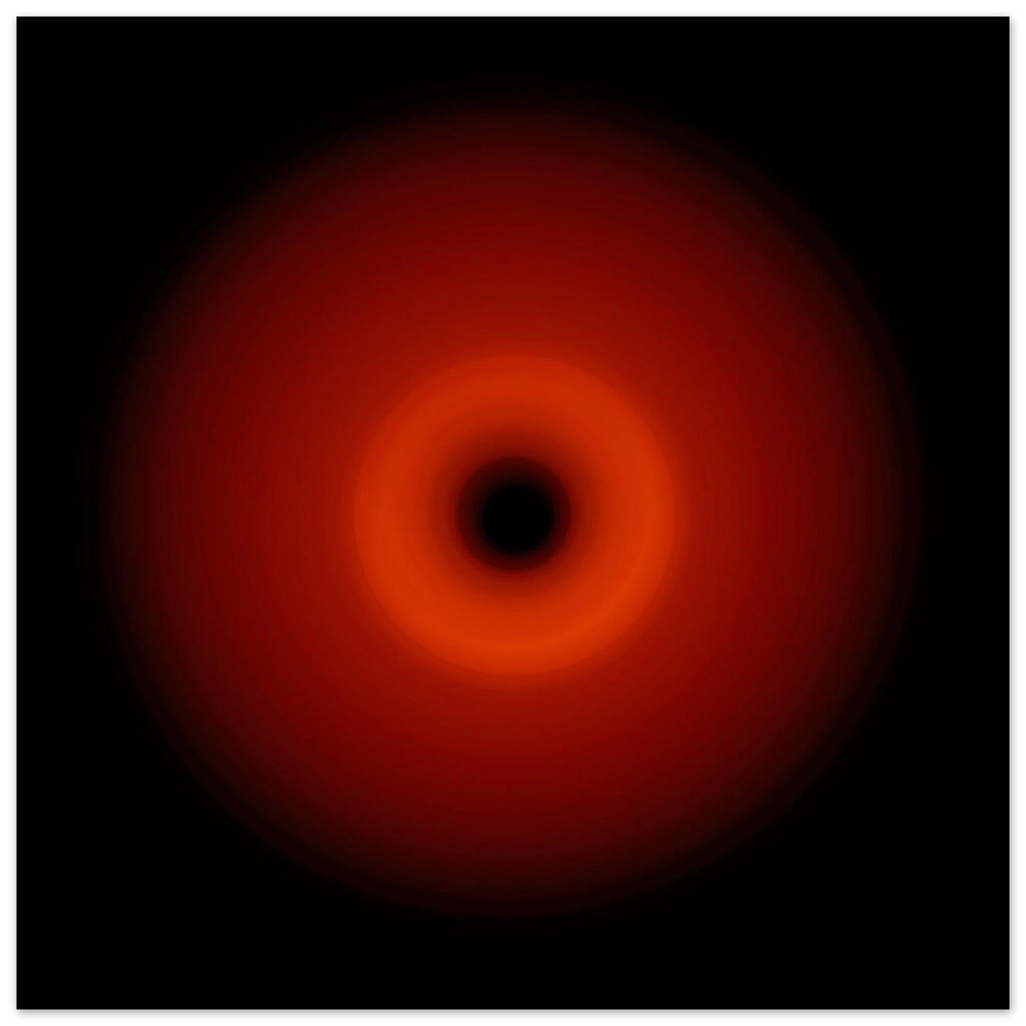 Abstract circular light art prints — Red-Orange-Pink collection by Michael Hill Photography