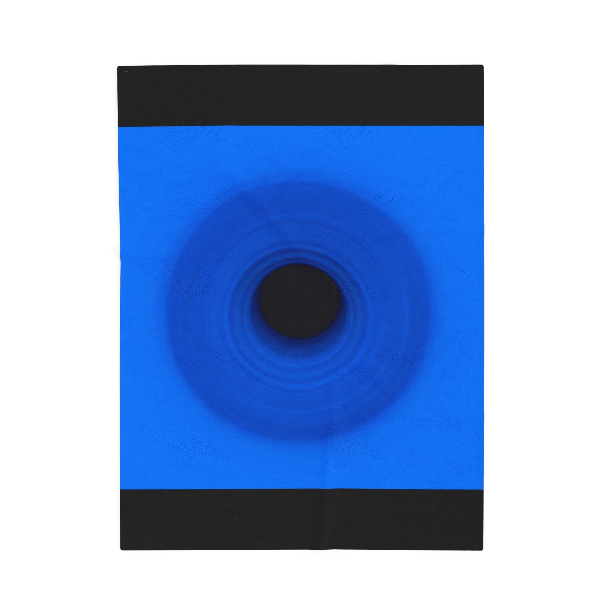 Royal Blue Ring Layer | Velveteen Plush Blanket