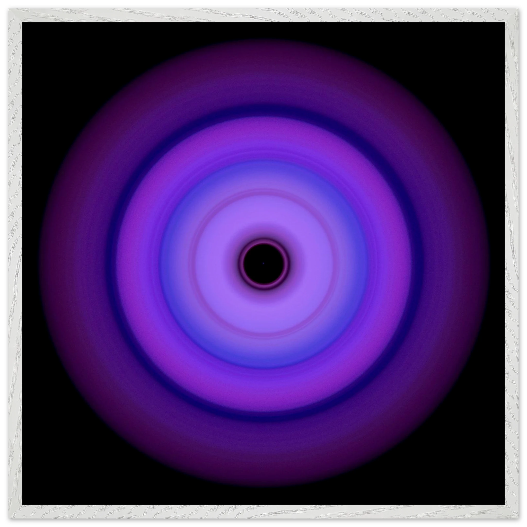 Circular aperture pattern with concentric rings transitioning from dark violet center to ice blue outer edges on a white background.