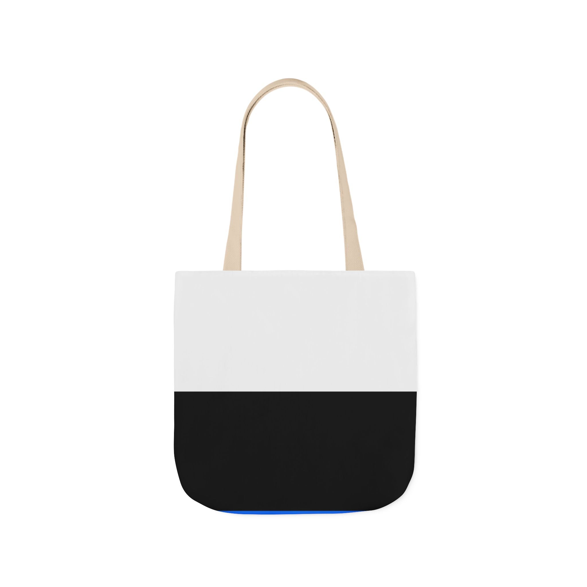 Royal Blue Ring Layer | Canvas Tote Bag, 5-Color Straps