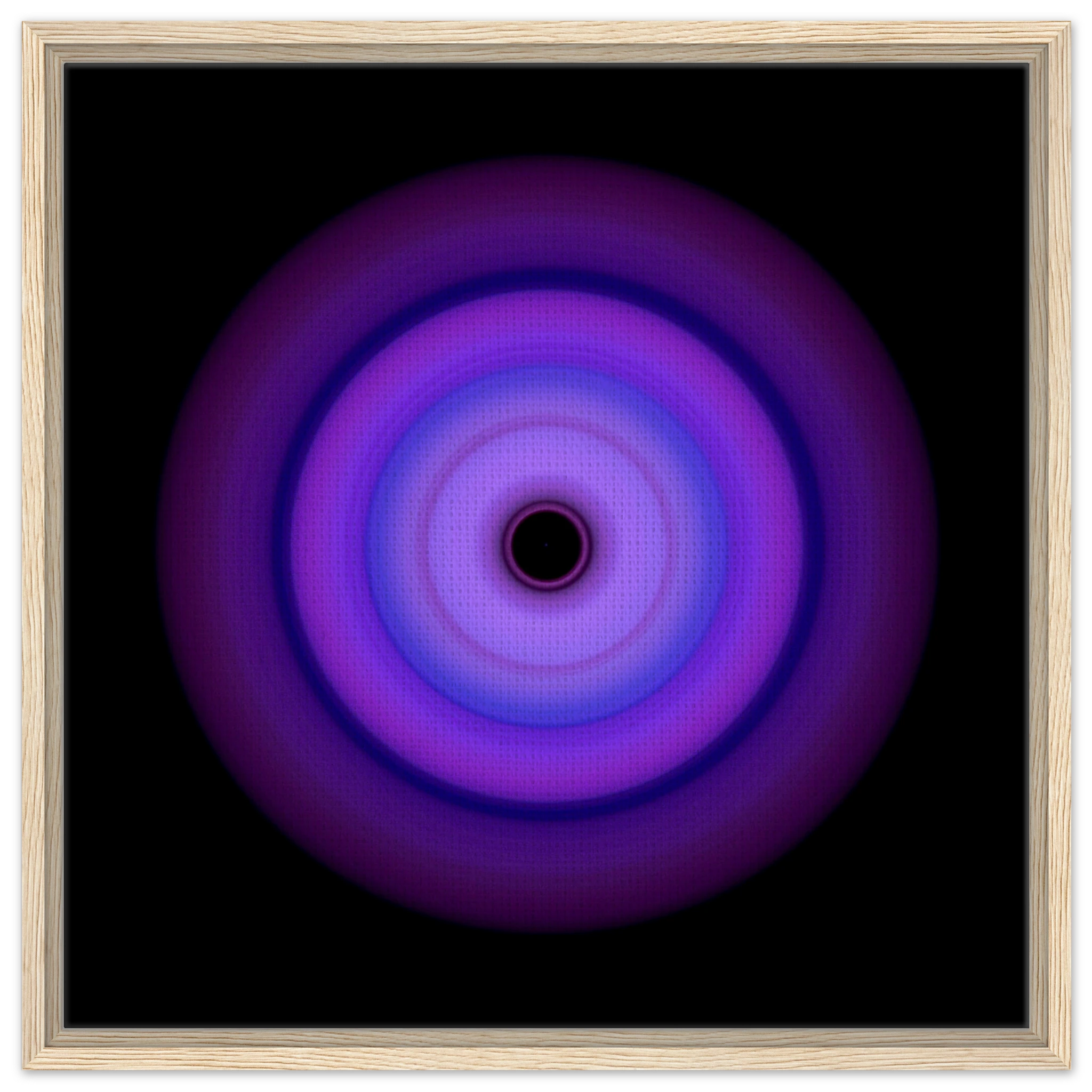 Circular aperture pattern with concentric rings transitioning from dark violet center to ice blue outer edges on a white background.